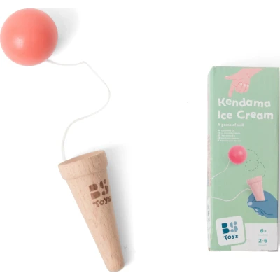 BS Toys Kendama lody – gra zręcznościowa dla dzieci ćwiczenie refleksu i precyzji 6+ | Pan Piksel