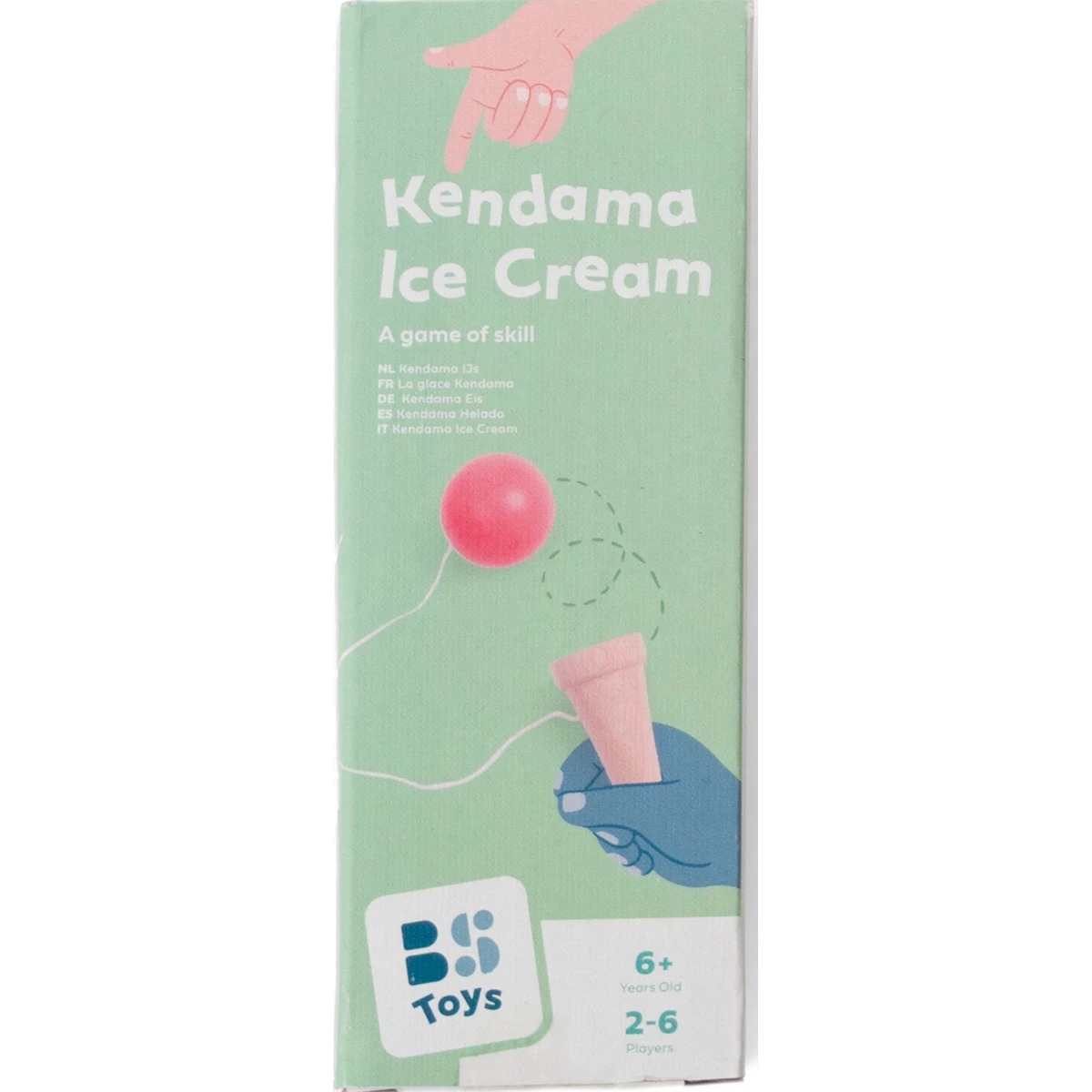 BS Toys Kendama lody – gra zręcznościowa dla dzieci ćwiczenie refleksu i precyzji 6+ | Pan Piksel