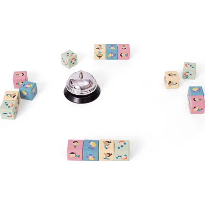 BS Toys Gra dla dzieci Dopasuj kostki gra z dzwonkiem 6+ | Pan Piksel