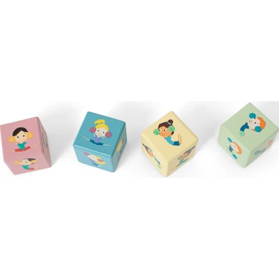 BS Toys Gra dla dzieci Dopasuj kostki gra z dzwonkiem 6+ | Pan Piksel