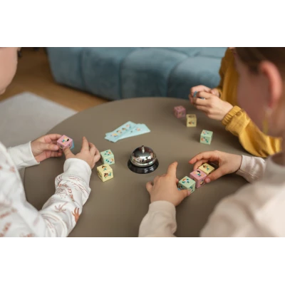 BS Toys Gra dla dzieci Dopasuj kostki gra z dzwonkiem 6+ | Pan Piksel