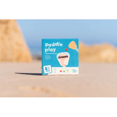 BS Toys Rakietki korkowe z piłką do padla Paddle Play gra zręcznościowa 4+ | Pan Piksel