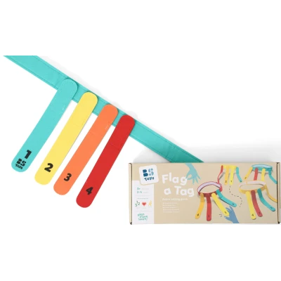 BS Toys Gra sportowa Ogonki 4 pasy na rzepy 12 ogonków 3+ | Pan Piksel