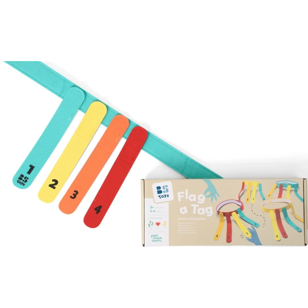 BS Toys Gra sportowa Ogonki 4 pasy na rzepy 12 ogonków 3+ | Pan Piksel