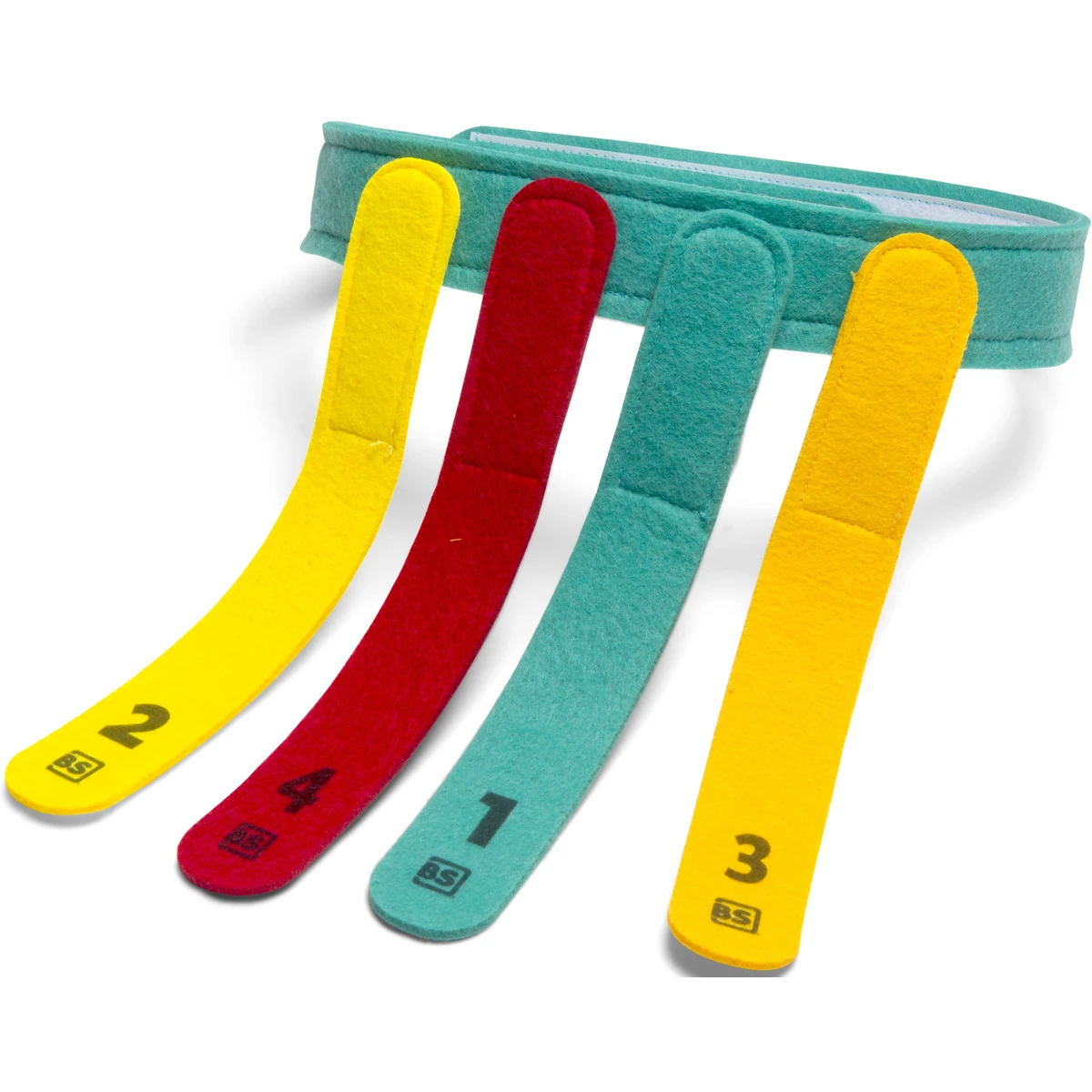 BS Toys Gra sportowa Ogonki 4 pasy na rzepy 12 ogonków 3+ | Pan Piksel