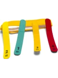 BS Toys Gra sportowa Ogonki 4 pasy na rzepy 12 ogonków 3+ | Pan Piksel