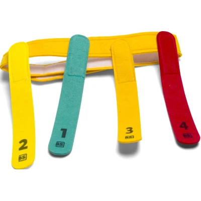 BS Toys Gra sportowa Ogonki 4 pasy na rzepy 12 ogonków 3+ | Pan Piksel