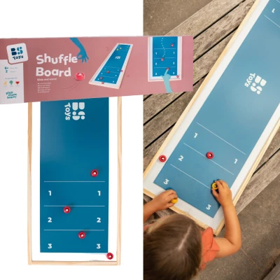 BS Toys Gra zręcznościowa dla dwóch osób SHUFFLEBOARD | Pan Piksel