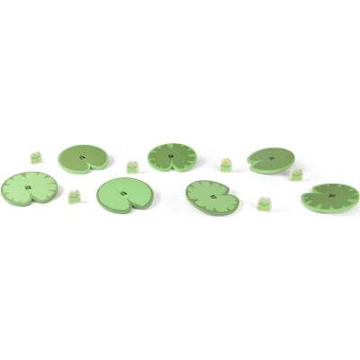 BS Toys Ścieżka równoważna dla dzieci Zbieraj żabki utrzymaj równowagę 3+ | Pan Piksel