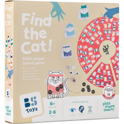 BS Toys Gra na spostrzegawczość Znajdź kota w kapeluszu 6+ | Pan Piksel