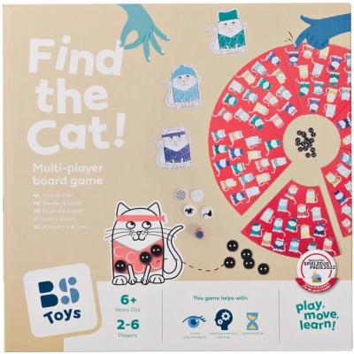 BS Toys Gra na spostrzegawczość Znajdź kota w kapeluszu 6+ | Pan Piksel