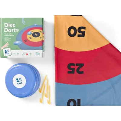 Bs Toys Rozkładana tarcza XXL (2 m średnicy!) z dyskami do rzucania 6+ | Pan Piksel