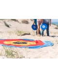 Bs Toys Rozkładana tarcza XXL (2 m średnicy!) z dyskami do rzucania 6+ | Pan Piksel