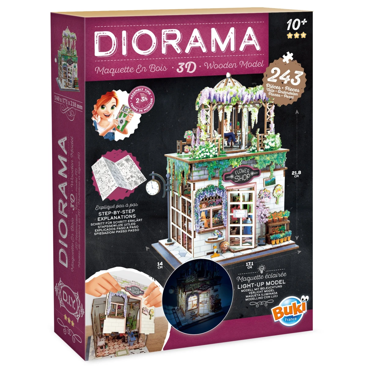 BUKI Zrób to sam DIORAMA kwiaciarnia | Pan Piksel