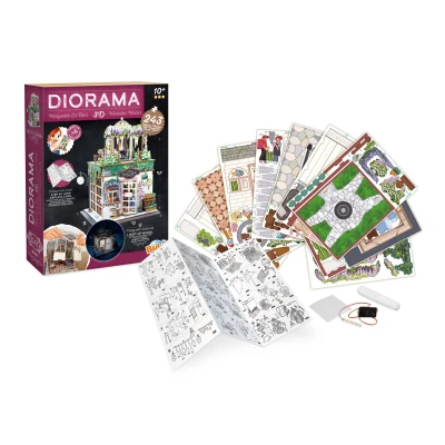 BUKI Zrób to sam DIORAMA kwiaciarnia | Pan Piksel