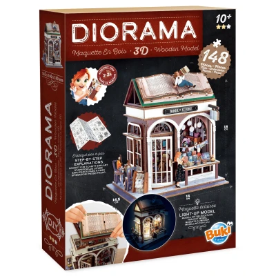 BUKI Zrób to sam DIORAMA księgarnia | Pan Piksel