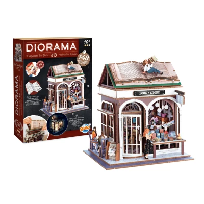 BUKI Zrób to sam DIORAMA księgarnia | Pan Piksel