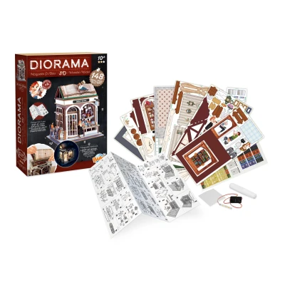 BUKI Zrób to sam DIORAMA księgarnia | Pan Piksel