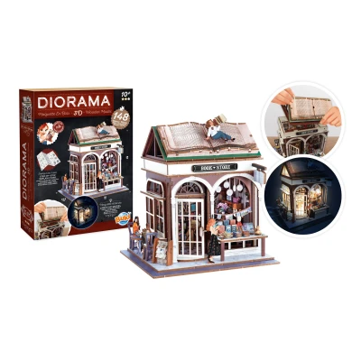 BUKI Zrób to sam DIORAMA księgarnia | Pan Piksel