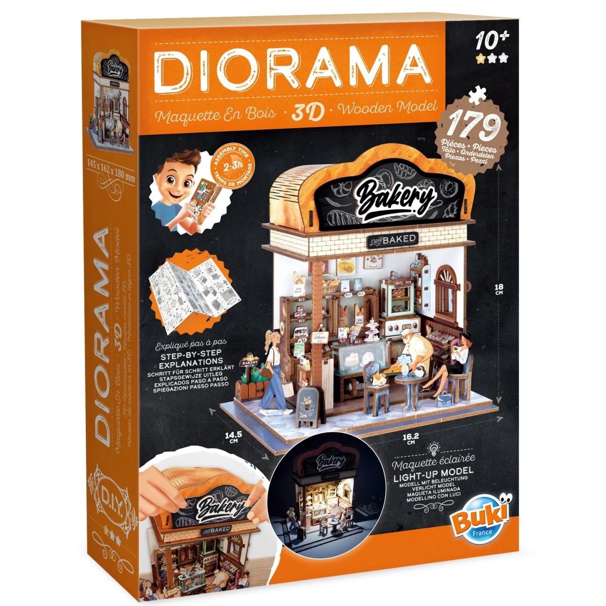 BUKI Zrób to sam DIORAMA piekarnia | Pan Piksel