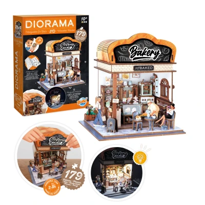 BUKI Zrób to sam DIORAMA piekarnia | Pan Piksel
