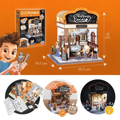 BUKI Zrób to sam DIORAMA piekarnia | Pan Piksel