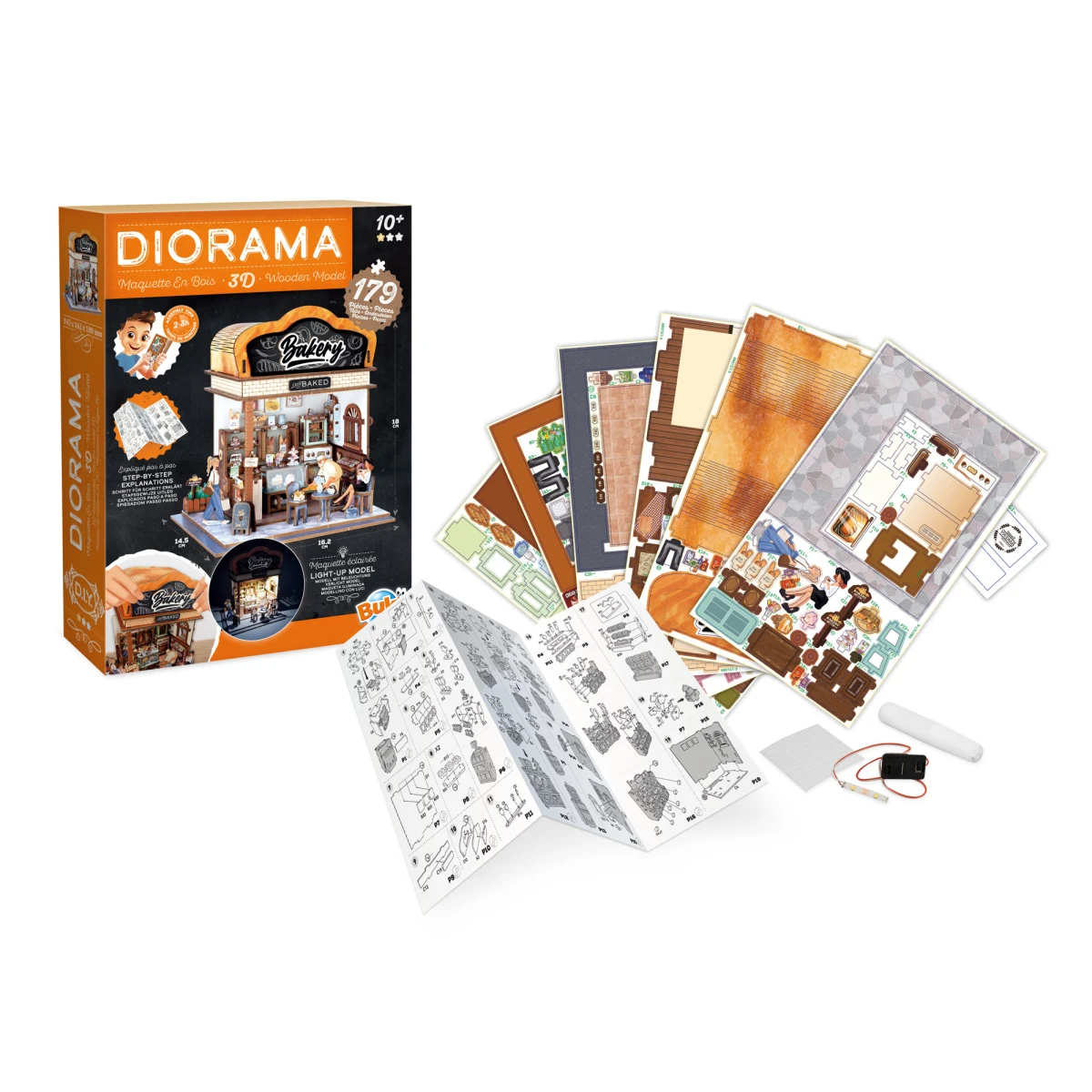 BUKI Zrób to sam DIORAMA piekarnia | Pan Piksel