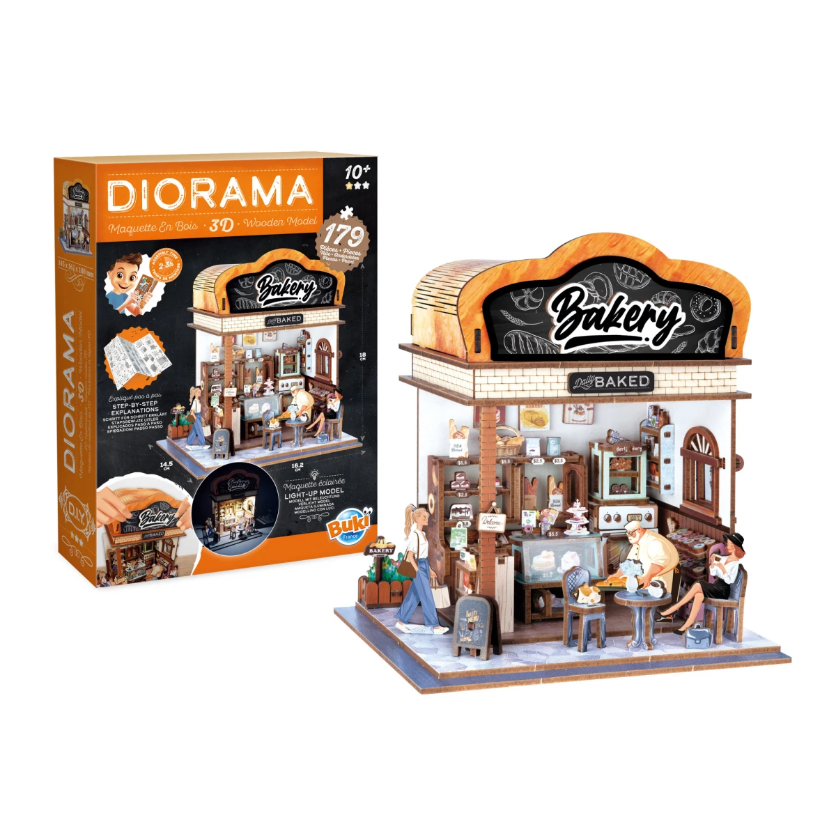 BUKI Zrób to sam DIORAMA piekarnia | Pan Piksel