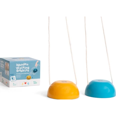 BS Toys Drewniane szczudła – zabawka dla dzieci 3+ nauka równowagi i koordynacji | Pan Piksel