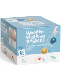 BS Toys Drewniane szczudła – zabawka dla dzieci 3+ nauka równowagi i koordynacji | Pan Piksel