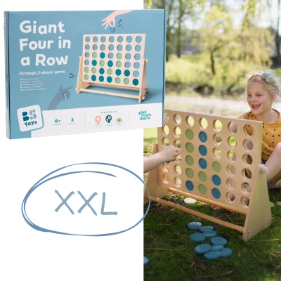 BS Toys Gigantyczna gra Cztery w rzędzie XXL | Pan Piksel