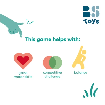 BS Toys Przeciąganie liny na równoważni gra dla dwóch osób | Pan Piksel