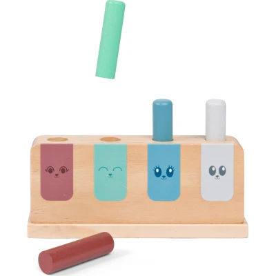 BS Toys Wyskakujące buźki zabawka drewniana POP-UP | Pan Piksel