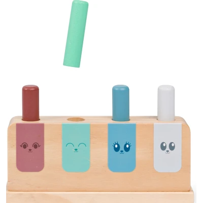BS Toys Wyskakujące buźki zabawka drewniana POP-UP | Pan Piksel