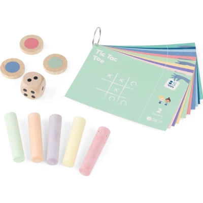 BS Toys Zestaw gier outdoor kreda karty zabaw i akcesoria | Pan Piksel
