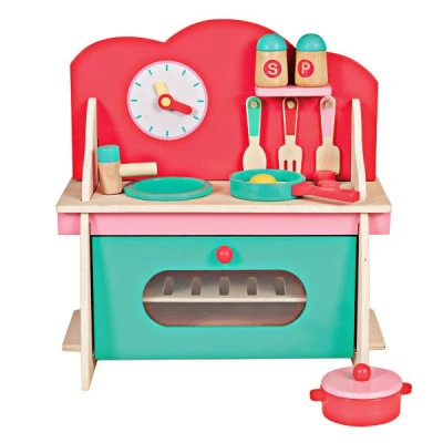 EGMONT TOYS Drewniana kuchnia dla dzieci zestaw | Pan Piksel