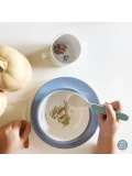 PETIT JOUR PARIS Miseczka dla dzieci z melaminy 250 ml Królik Piotruś | Pan Piksel