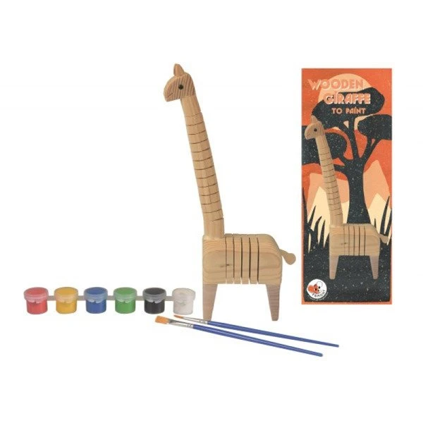 EGMONT TOYS Drewniana żyrafa do pomalowania | Pan Piksel