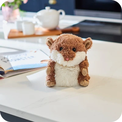 Warmies Brown Hamster | Brązowy chomik | Pan Piksel