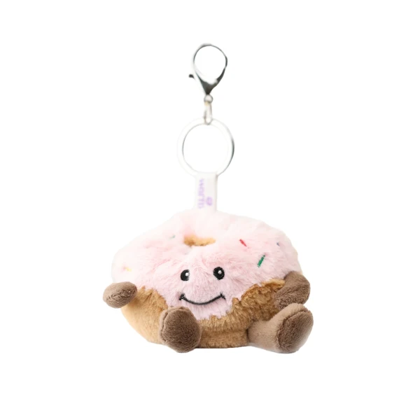 Warmies Pink Doughnut Bag Charms | Zawieszka z pączkiem | Pan Piksel