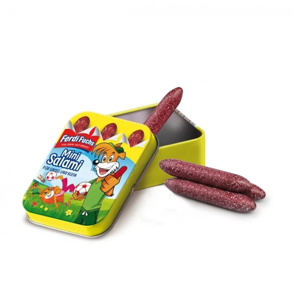 ERZI Drewniane mini Salami w puszce do zabawy | Pan Piksel
