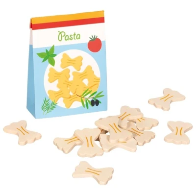 GOKI Drewniany makaron dla dzieci do zabawy | Pan Piksel