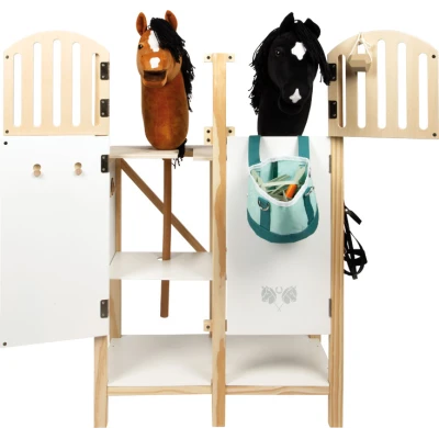 Stajnia Hobby Horse na 2 konie Small Foot | Pan Piksel