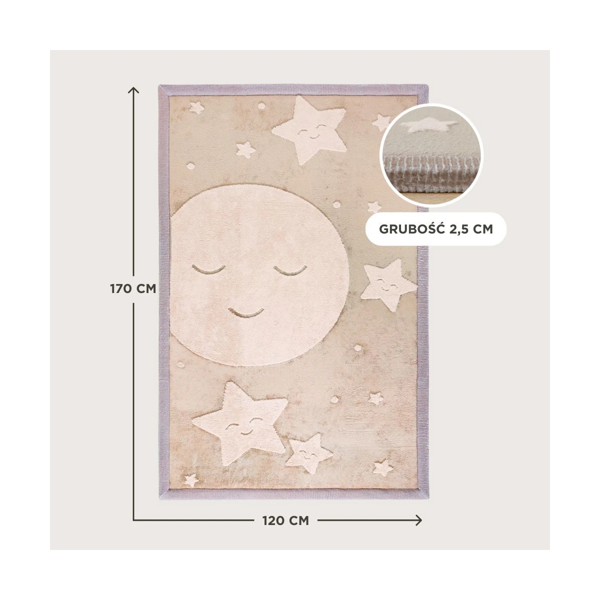 Mata piankowa Cloud Play Mat 3D Hakuna Matte | Pan Piksel