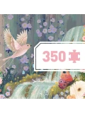 DJECO Puzzle tektuowe JEZIORO WRÓŻEK 350 elem. | Pan Piksel