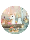 DJECO Puzzle tektuowe JEZIORO WRÓŻEK 350 elem. | Pan Piksel