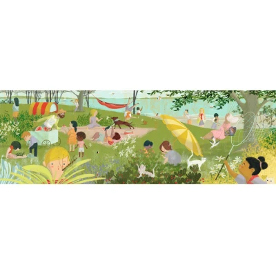 DJECO Puzzle tekturowe LETNI DZIEŃ 350 elem. | Pan Piksel