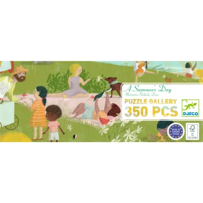 DJECO Puzzle tekturowe LETNI DZIEŃ 350 elem. | Pan Piksel
