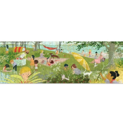 DJECO Puzzle tekturowe LETNI DZIEŃ 350 elem. | Pan Piksel