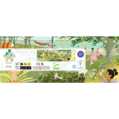 DJECO Puzzle tekturowe LETNI DZIEŃ 350 elem. | Pan Piksel